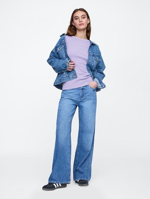 Image number 3 showing, Ribbed Crewneck T-Shirt