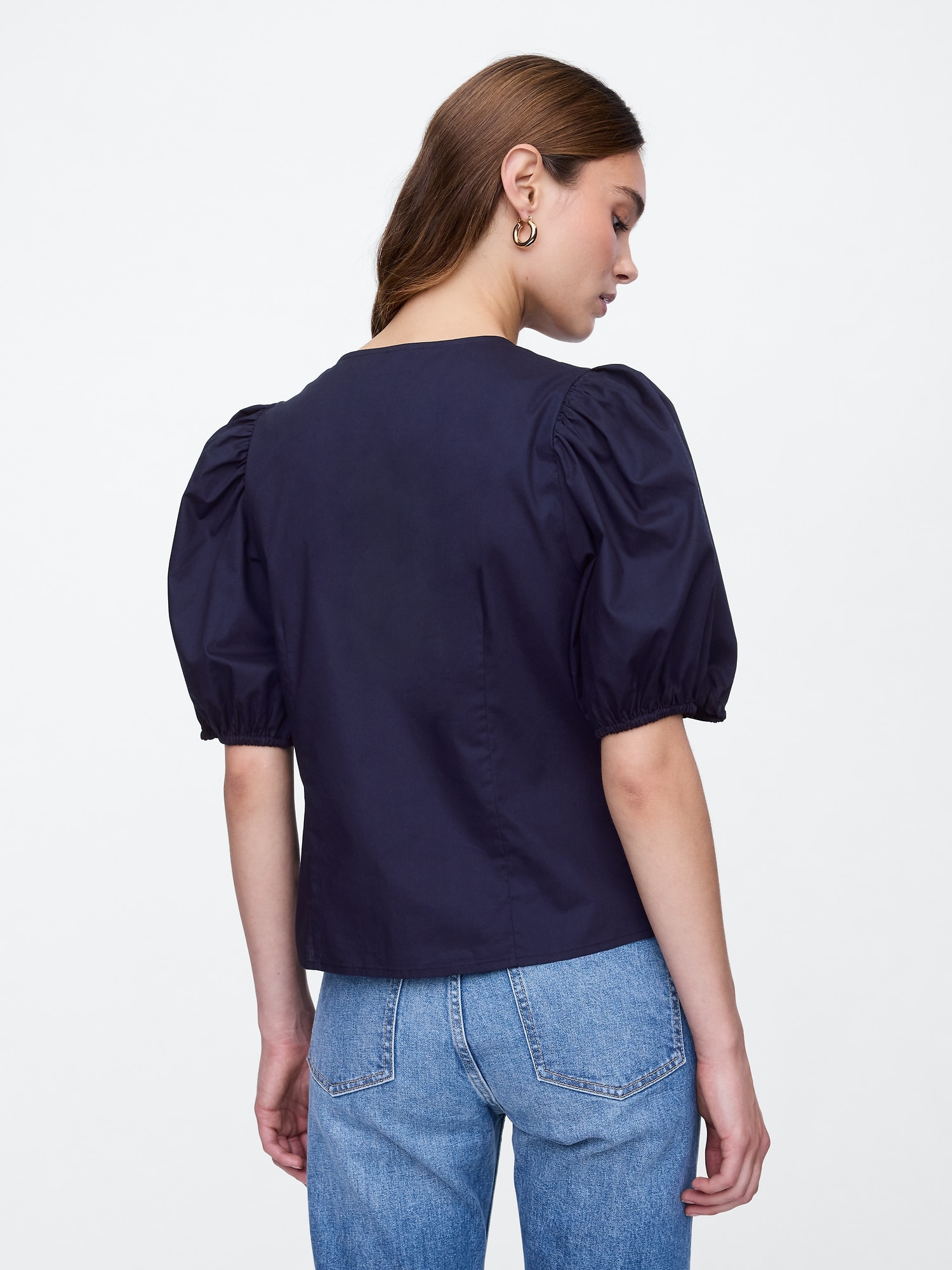 【THEAIRTOWN】hazelnut puff top Covey Shirred Puff Sleeve Top Multi | Princess Polly
