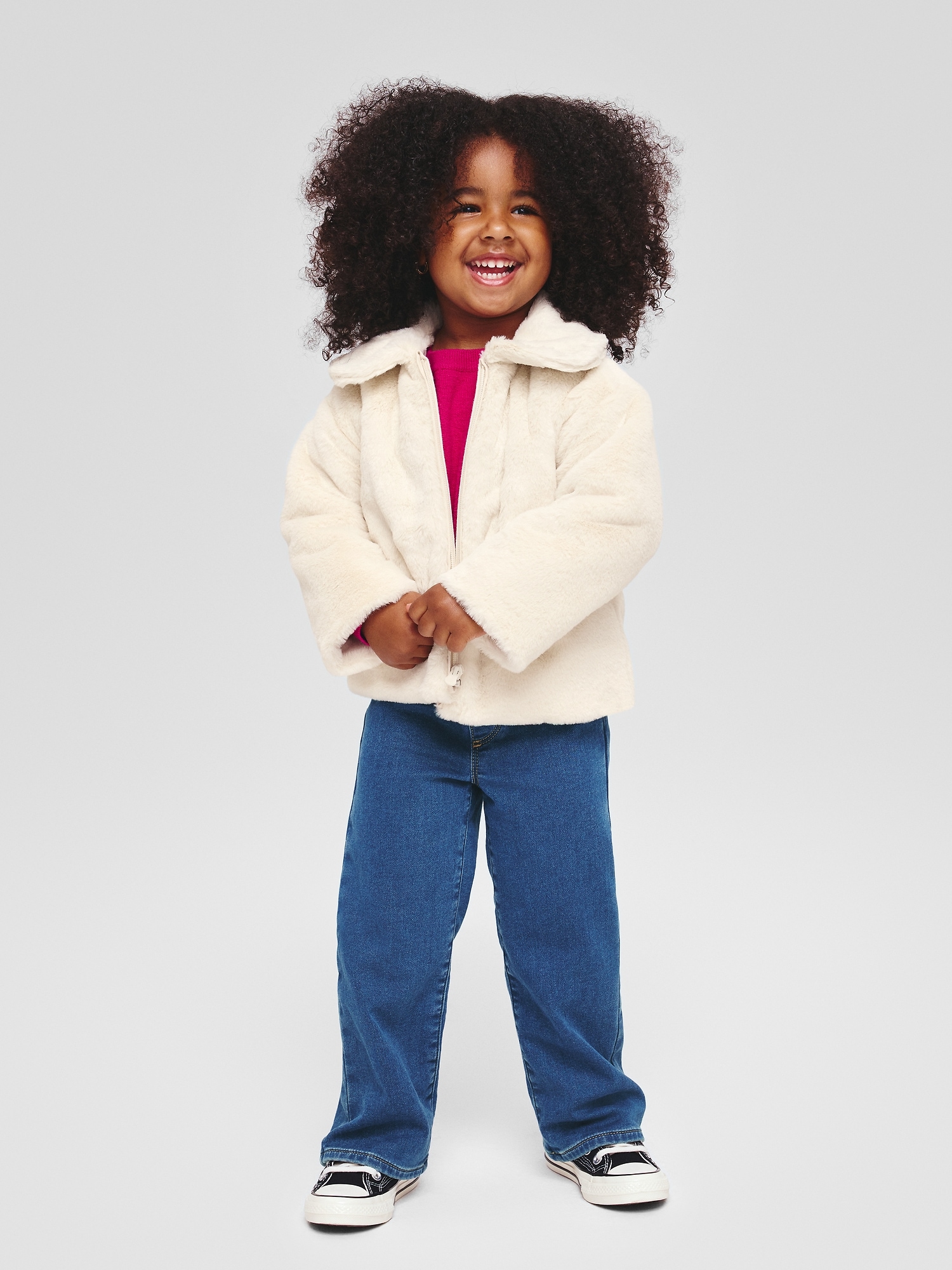 babyGap Faux-Fur Jacket | Gap Factory