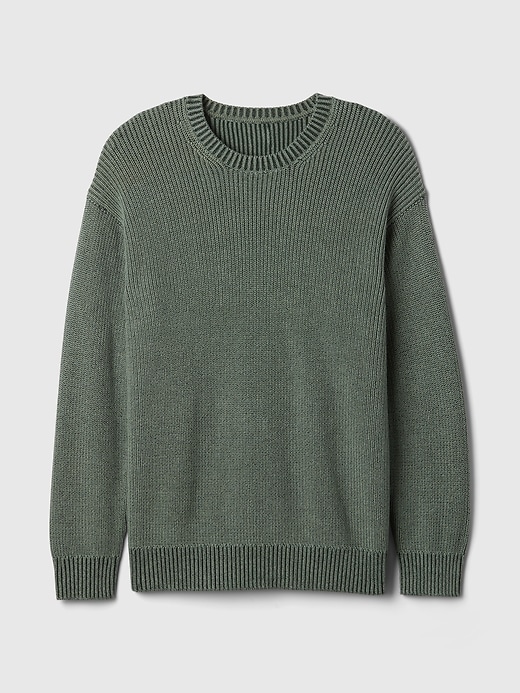 Image number 5 showing, Relaxed Plaited Crewneck Sweater