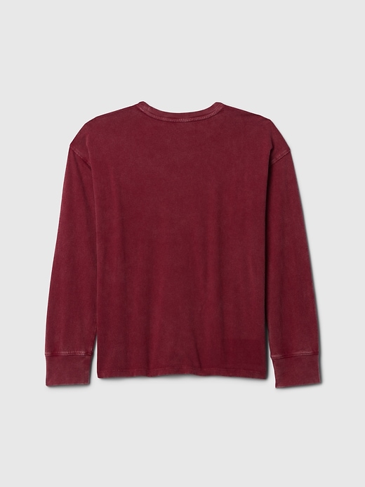 Image number 2 showing, Kids Washed Crewneck T-Shirt