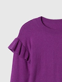 Kids CashSoft Ruffle Sweater