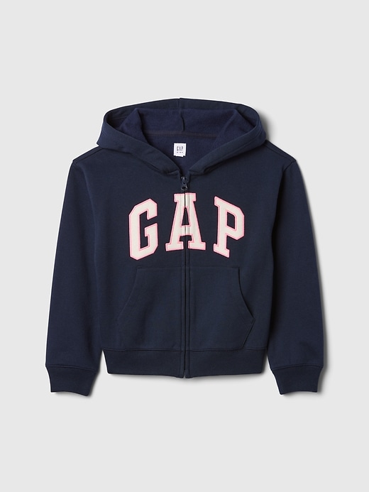 Image number 1 showing, Kids Relaxed Gap Logo Zip Hoodie