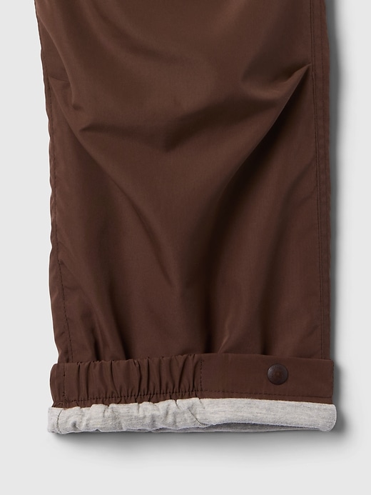 Image number 4 showing, Kids 100% Recycled Lined Parachute Cargo Pull-On Pants