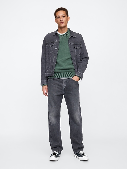 Image number 3 showing, Relaxed Plaited Crewneck Sweater