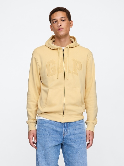 Image number 1 showing, Relaxed Gap Logo Zip Hoodie
