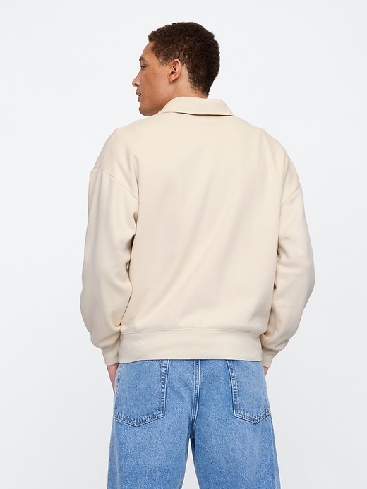 Oversized Vintage Soft Quarter-Zip Sweatshirt | Gap Factory