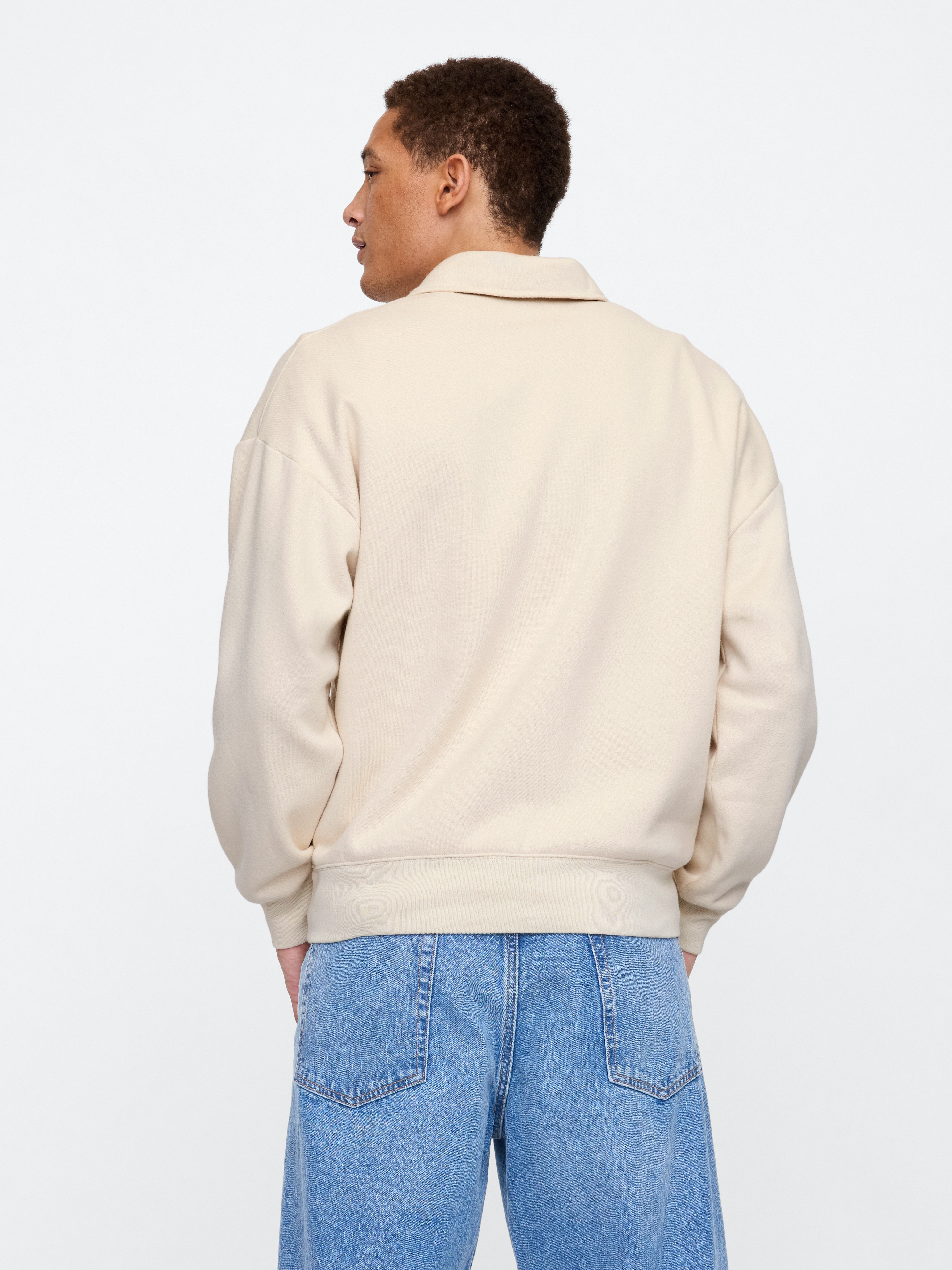 Oversized Vintage Soft Quarter-Zip Sweatshirt | Gap Factory