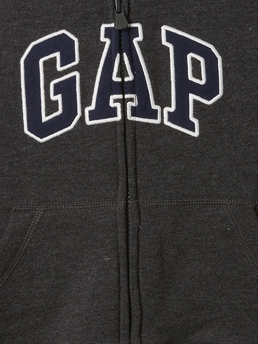Image number 3 showing, babyGap Relaxed Logo Zip Hoodie