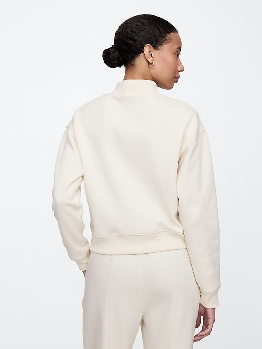 Relaxed Mockneck Sweatshirt