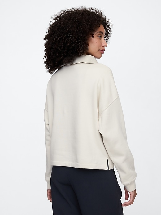 Image number 2 showing, Oversized Quarter-Zip Sweatshirt