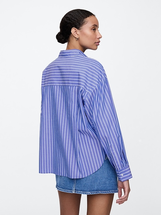 Image number 2 showing, Oversized Shirt in Poplin