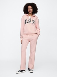 Relaxed Gap Logo Zip Hoodie