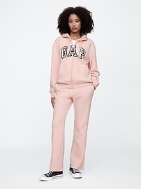 Relaxed Gap Logo Zip Hoodie