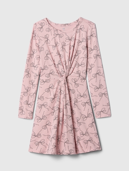Image number 1 showing, Kids Print Twist-Front Dress