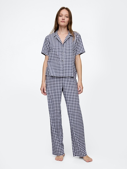 Image number 3 showing, Poplin PJ Shirt