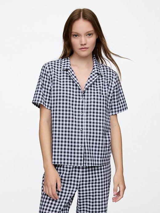 Image number 1 showing, Poplin PJ Shirt
