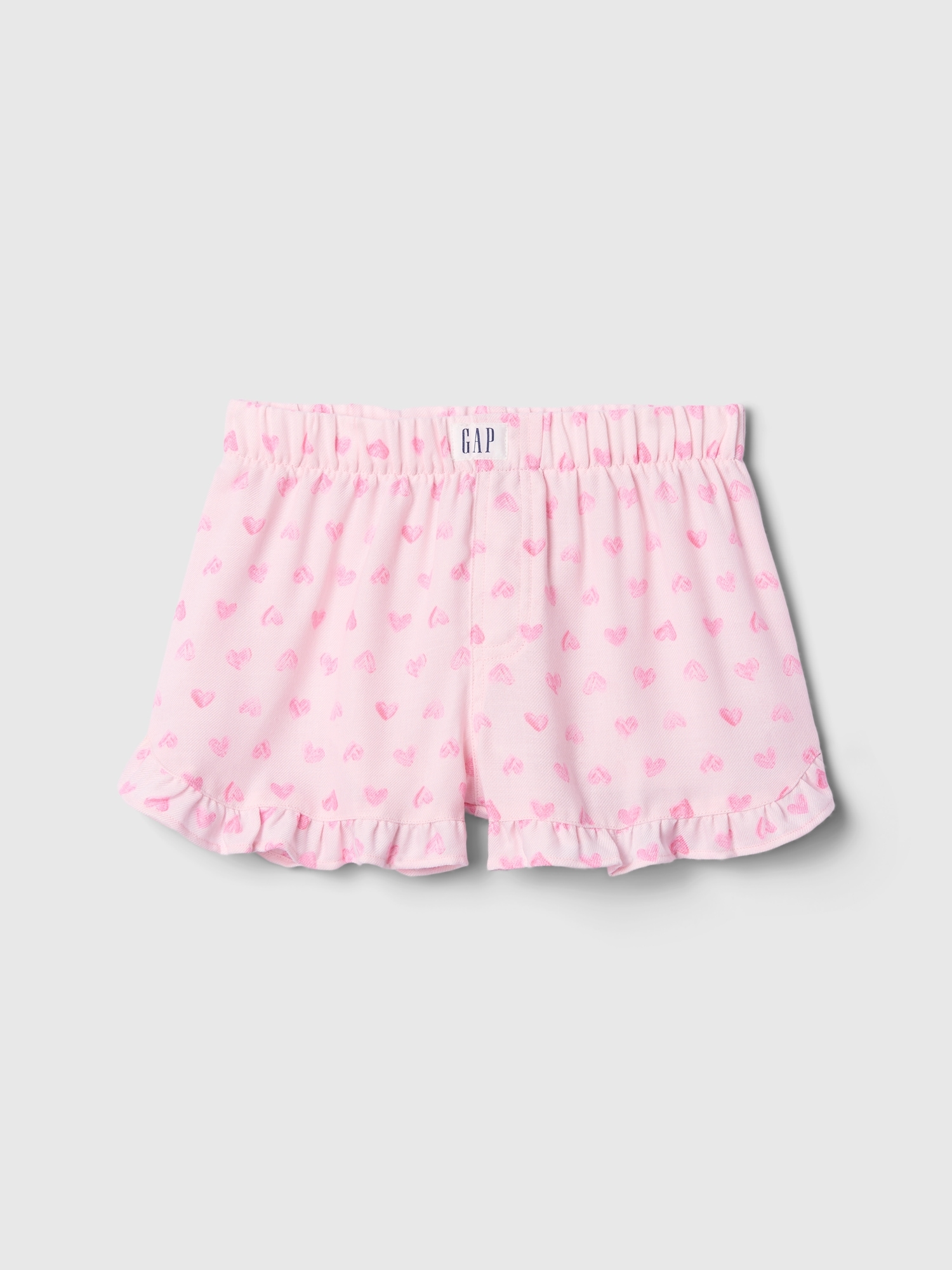 Kids 100 Recycled Ruffle PJ Shorts Gap Factory