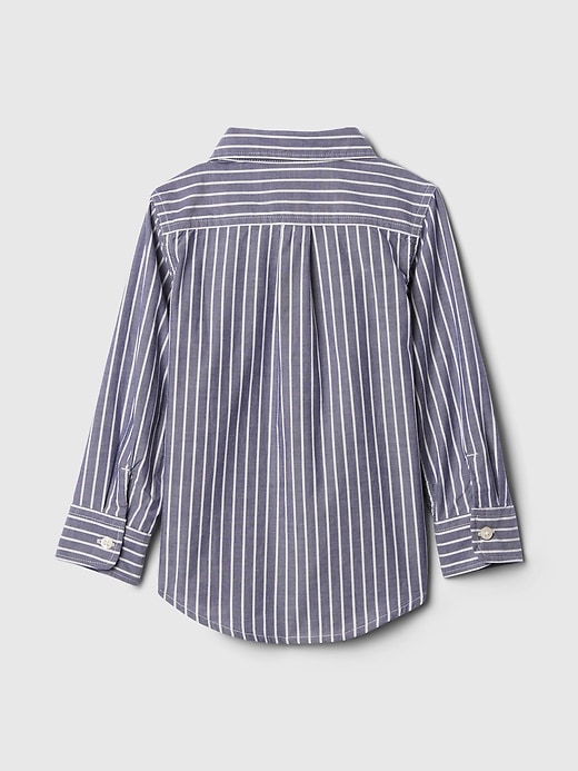 Image number 2 showing, babyGap Stripe Poplin Shirt