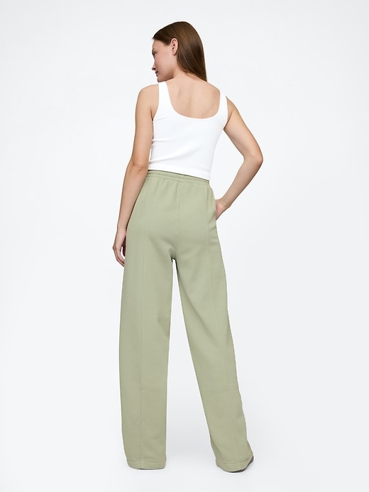Image number 2 showing, Seamed Wide-Leg Pants