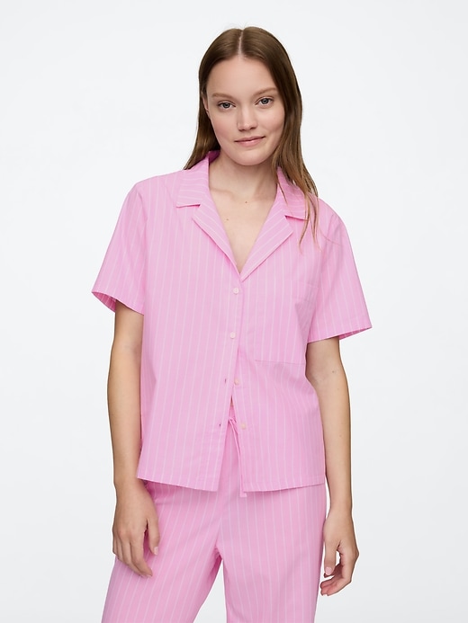 Image number 1 showing, Poplin PJ Shirt