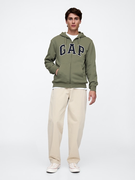 Image number 3 showing, Relaxed Gap Logo Zip Hoodie