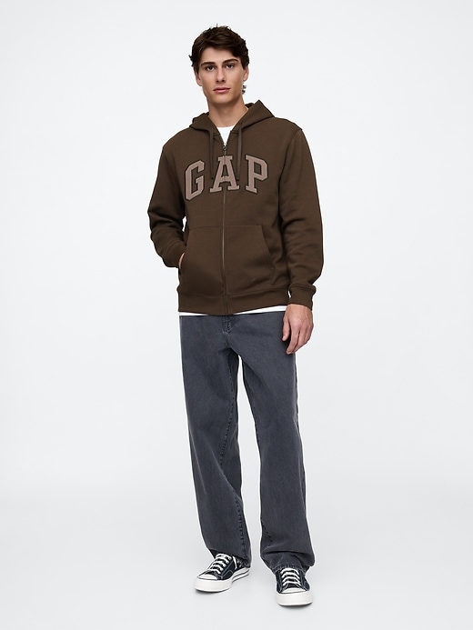 Image number 3 showing, Relaxed Gap Logo Zip Hoodie