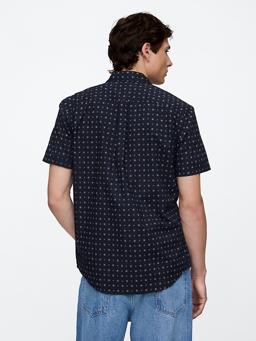 Image number 2 showing, Stretch Poplin Shirt in Standard Fit