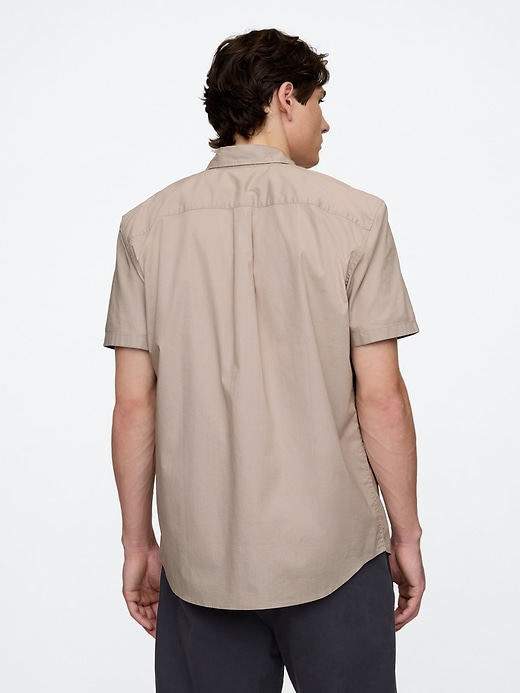 Image number 2 showing, Stretch Poplin Shirt in Standard Fit