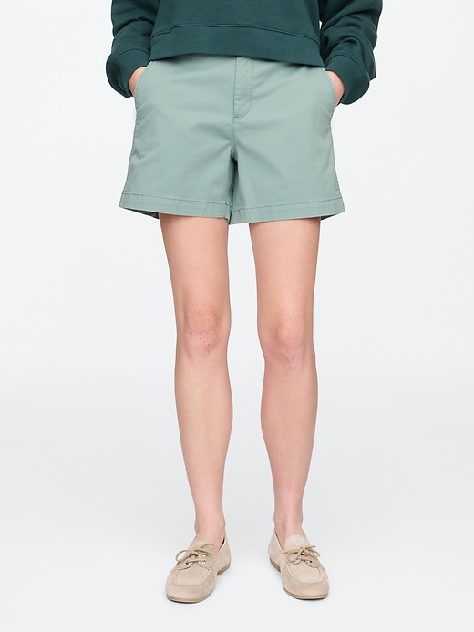 Image number 2 showing, 5" Mid Rise Downtown Khaki Shorts