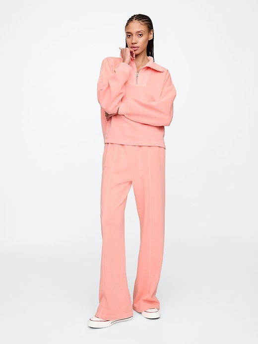 Image number 3 showing, Oversized Quarter-Zip Sweatshirt