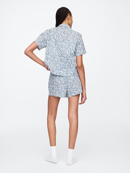 Image number 2 showing, Poplin PJ Shorts