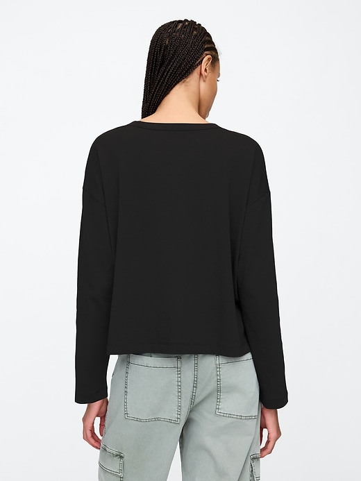 Image number 2 showing, Boxy Cropped Crewneck T-Shirt
