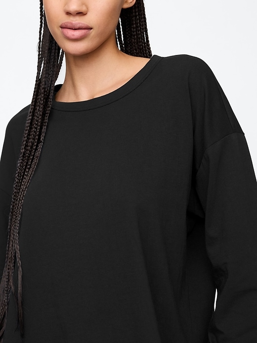 Image number 4 showing, Boxy Cropped Crewneck T-Shirt