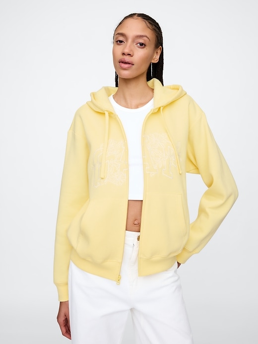 Image number 1 showing, Relaxed Gap Logo Zip Hoodie