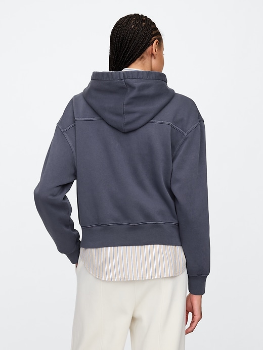 Image number 2 showing, Oversized Icon Fleece Zip Hoodie