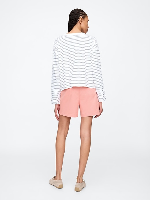 Image number 4 showing, 5" Mid Rise Downtown Khaki Shorts