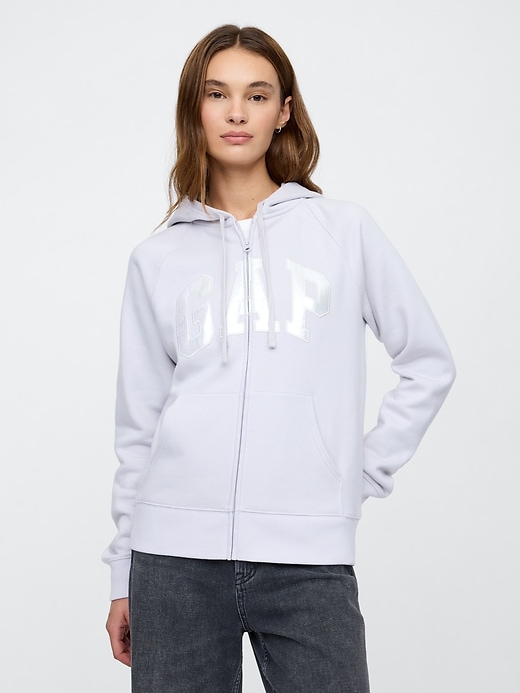 Image number 1 showing, Gap Logo Zip Hoodie