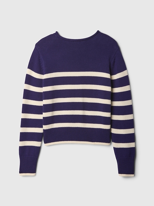 Image number 2 showing, Kids Relaxed Shrunken Roll Neck Sweater