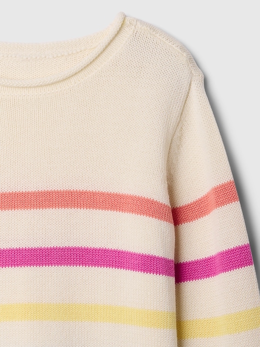 Image number 3 showing, Kids Relaxed Shrunken Roll Neck Sweater