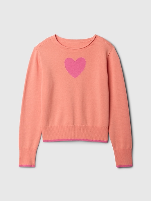 Image number 1 showing, Kids Relaxed Shrunken Roll Neck Sweater