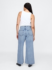 Mid Rise Drapey Soft Baggy Jeans