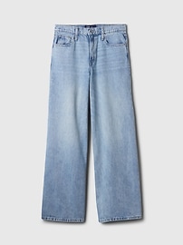 Mid Rise Drapey Soft Baggy Jeans