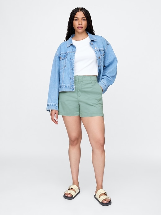 Image number 5 showing, 5" Mid Rise Downtown Khaki Shorts