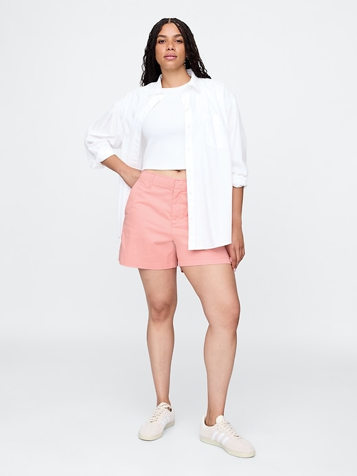 Image number 5 showing, 5" Mid Rise Downtown Khaki Shorts