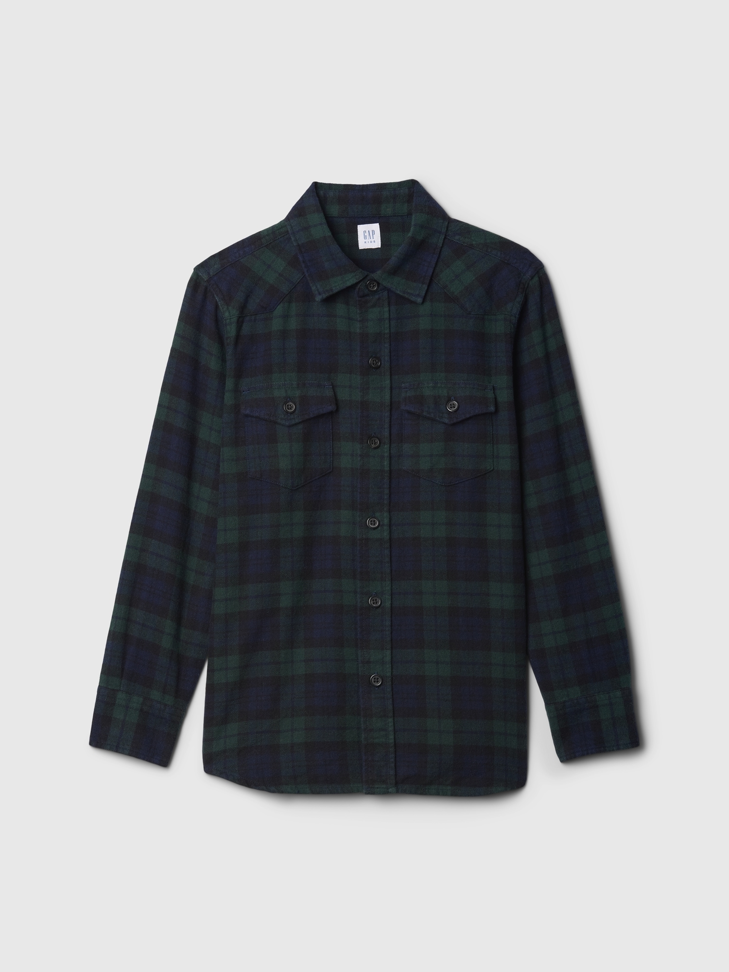 Kids Flannel Western Shirt