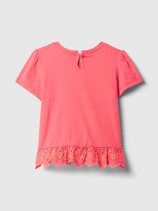 Image number 2 showing, babyGap Eyelet Peplum T-Shirt