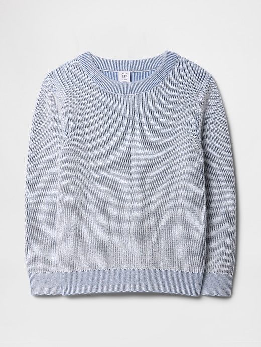 Image number 1 showing, babyGap Plaited Crewneck Sweater