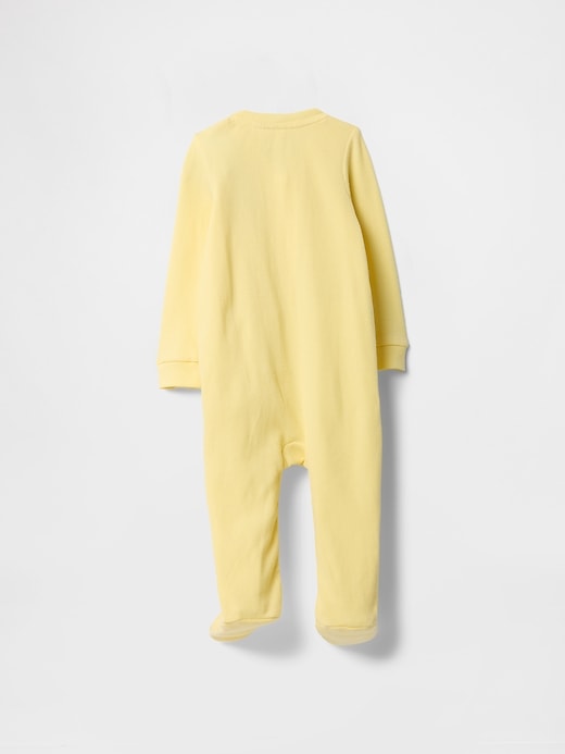 Image number 2 showing, Baby Ribbed Two-Way Zip One-Piece