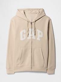 Relaxed Gap Logo Zip Hoodie